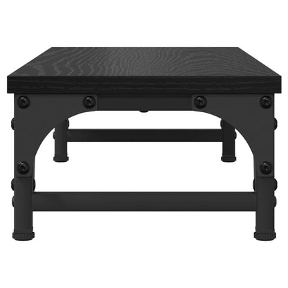 Stojan Na Monitor Černý Dub 55 X 23 X 14 Cm Kompozitní Dřevo