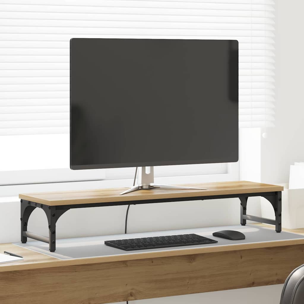 Stojan Na Monitor Artisanový Dub 85 X 23 X 15,5 Cm