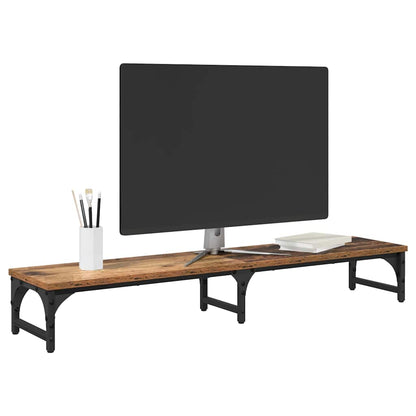 Stojan Na Monitor Staré Dřevo 105 X 23 X 15,5 Cm
