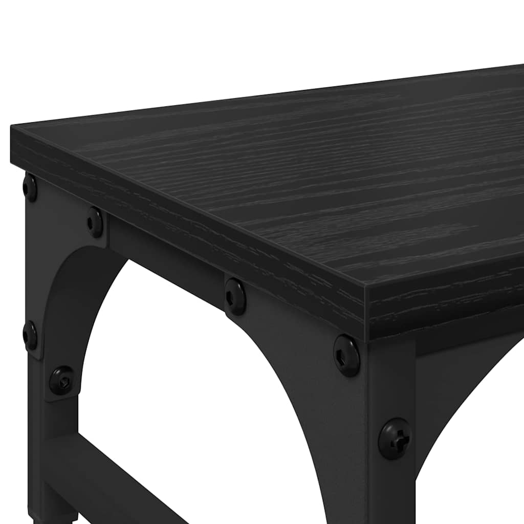 Stojan Na Monitor Černý Dub 105 X 23 X 15,5 Cm Kompozitní Dřevo