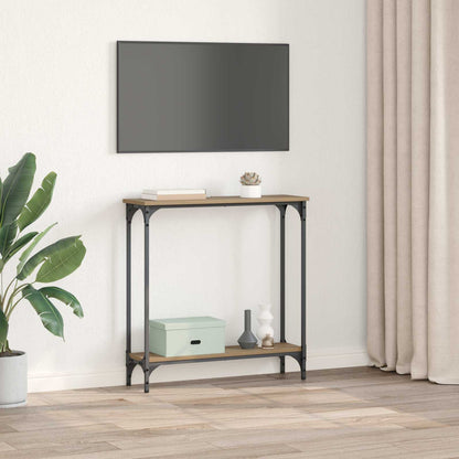 Konzolový Stolek Artisanový Dub 75 X 22,5 X 75 Cm