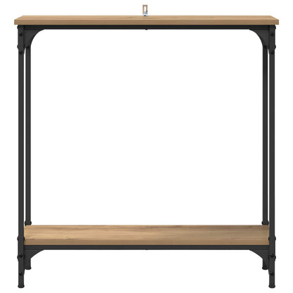 Konzolový Stolek Artisanový Dub 75 X 22,5 X 75 Cm
