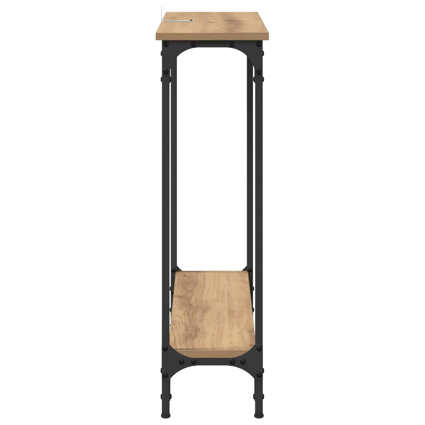 Konzolový Stolek Artisanový Dub 75 X 22,5 X 75 Cm