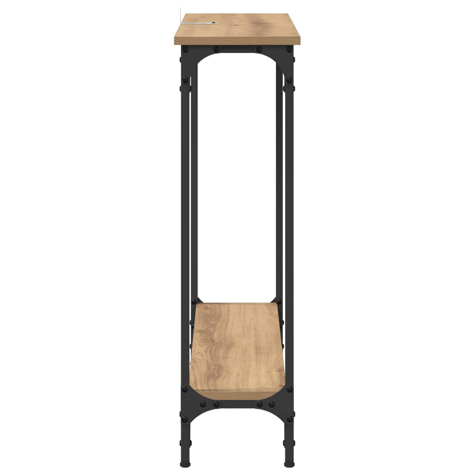 Konzolový Stolek Artisanový Dub 75 X 22,5 X 75 Cm