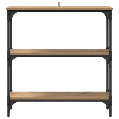 Konzolový Stolek Artisanový Dub 75 X 22,5 X 75 Cm