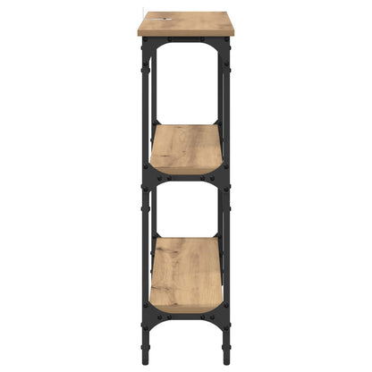 Konzolový Stolek Artisanový Dub 75 X 22,5 X 75 Cm
