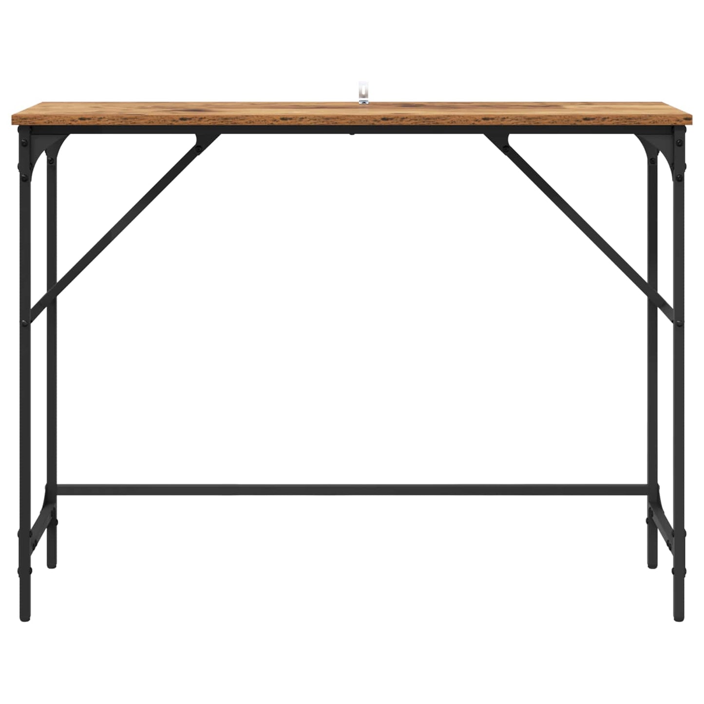 Konzolový Stolek Staré Dřevo 100 X 32 X 75 Cm Kompozitní Dřevo