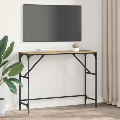 Konzolový Stolek Artisanový Dub 100 X 32 X 75 Cm