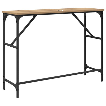 Konzolový Stolek Artisanový Dub 100 X 32 X 75 Cm