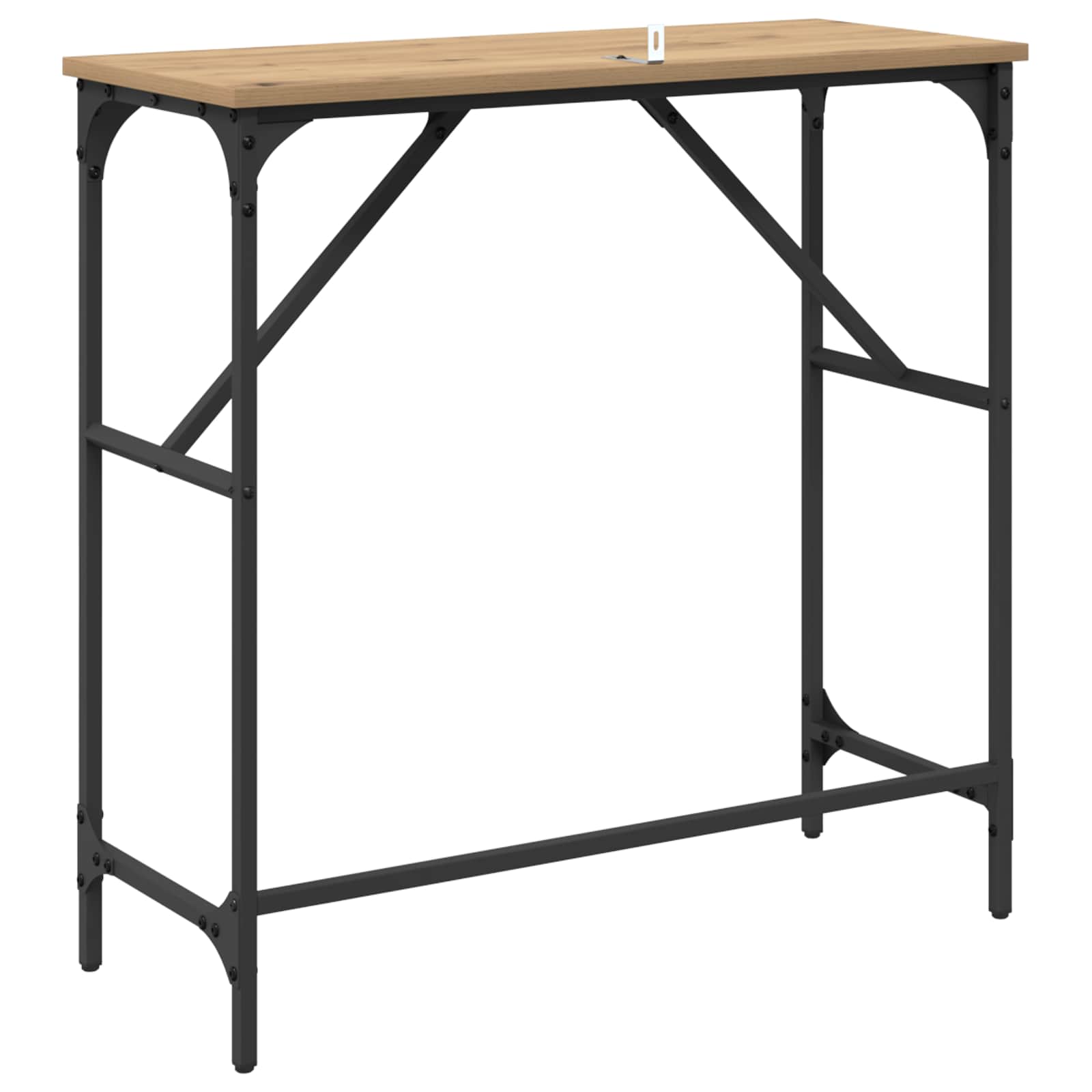 Konzolový Stolek Artisanový Dub 75 X 32 X 75 Cm
