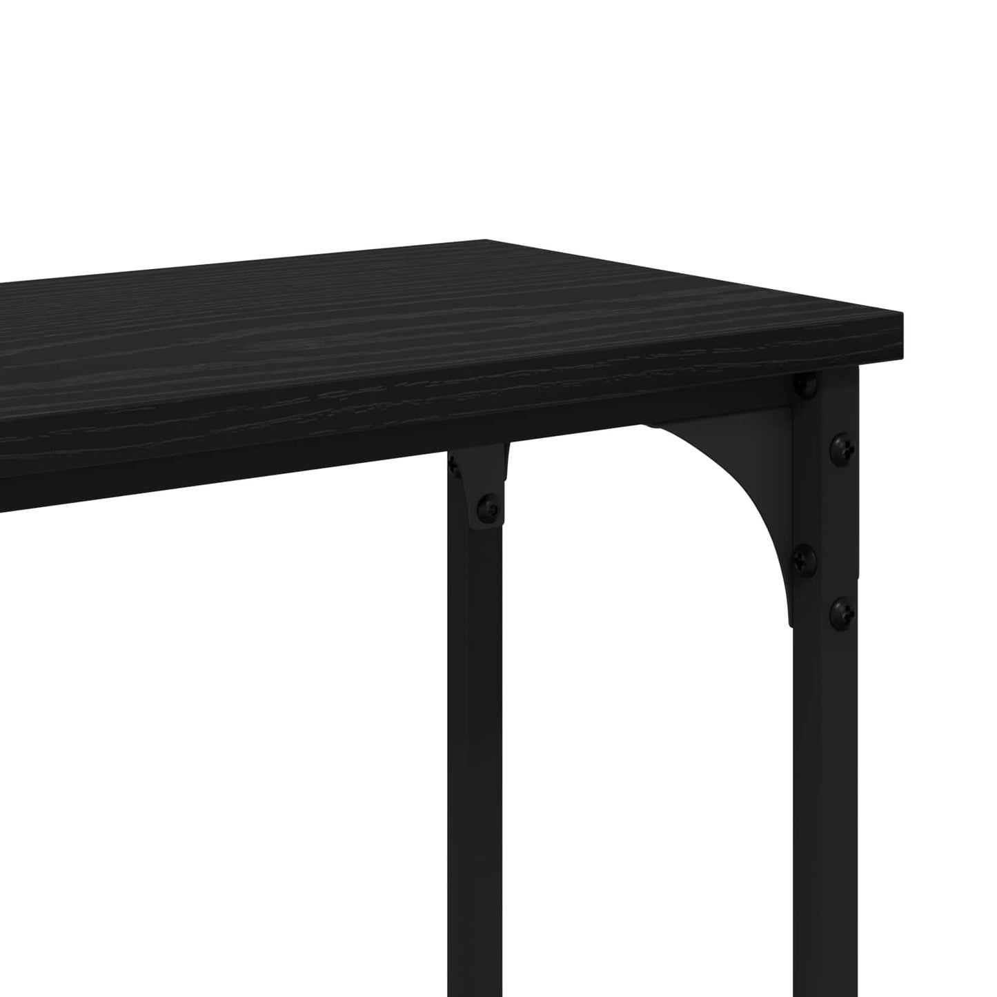 Konsole Černý Dub 146 X 22.5 X 75 Cm Kompozitní Dřevo