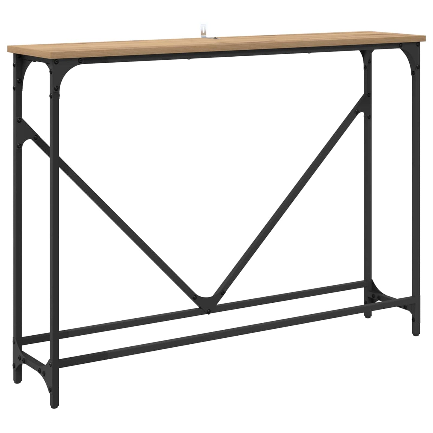 Konzolový Stolek Artisanový Dub 102 X 23 X 75 Cm
