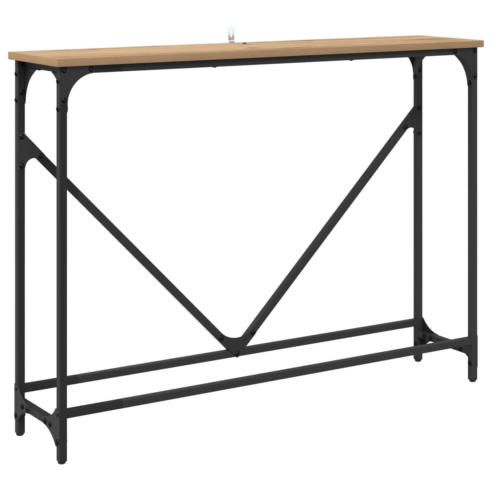 Konzolový Stolek Artisanový Dub 102 X 23 X 75 Cm