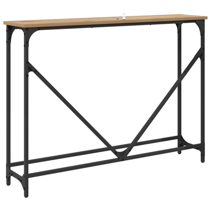 Konzolový Stolek Artisanový Dub 102 X 23 X 75 Cm