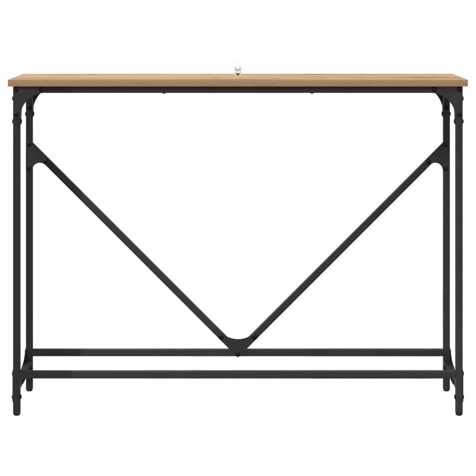 Konzolový Stolek Artisanový Dub 102 X 23 X 75 Cm