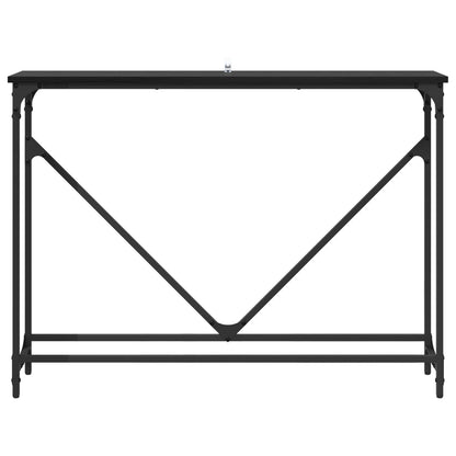 Konzolový Stolek Černý Dub 102 X 23 X 75 Cm Kompozitní Dřevo