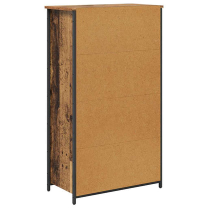 Vysoký Bufet Staré Dřevo 62 X 32 X 106,5 Cm Kompozitní Dřevo