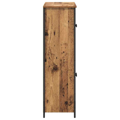 Vysoký Bufet Staré Dřevo 62 X 32 X 106,5 Cm Kompozitní Dřevo
