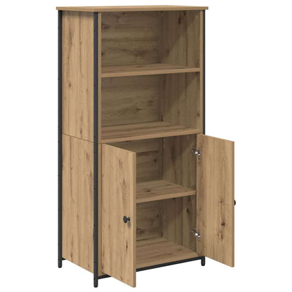Vysoký Bufet Artisanový Dub 62 X 36 X 121,5 Cm Kompozitní Dřevo