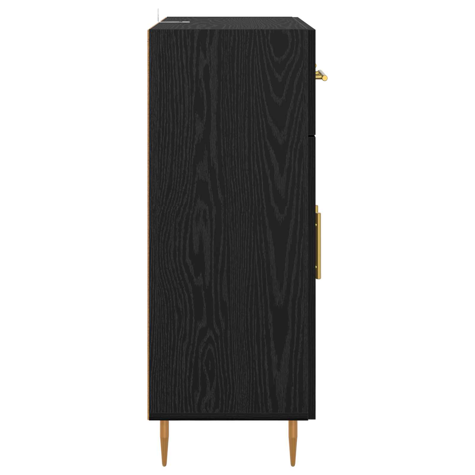 Servírovací Skříň Černý Dub 69,5 X 34 X 90 Cm Kompozitní Dřevo