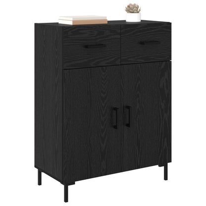 Servírovací Skříň Černý Dub 69,5 X 34 X 90 Cm Kompozitní Dřevo