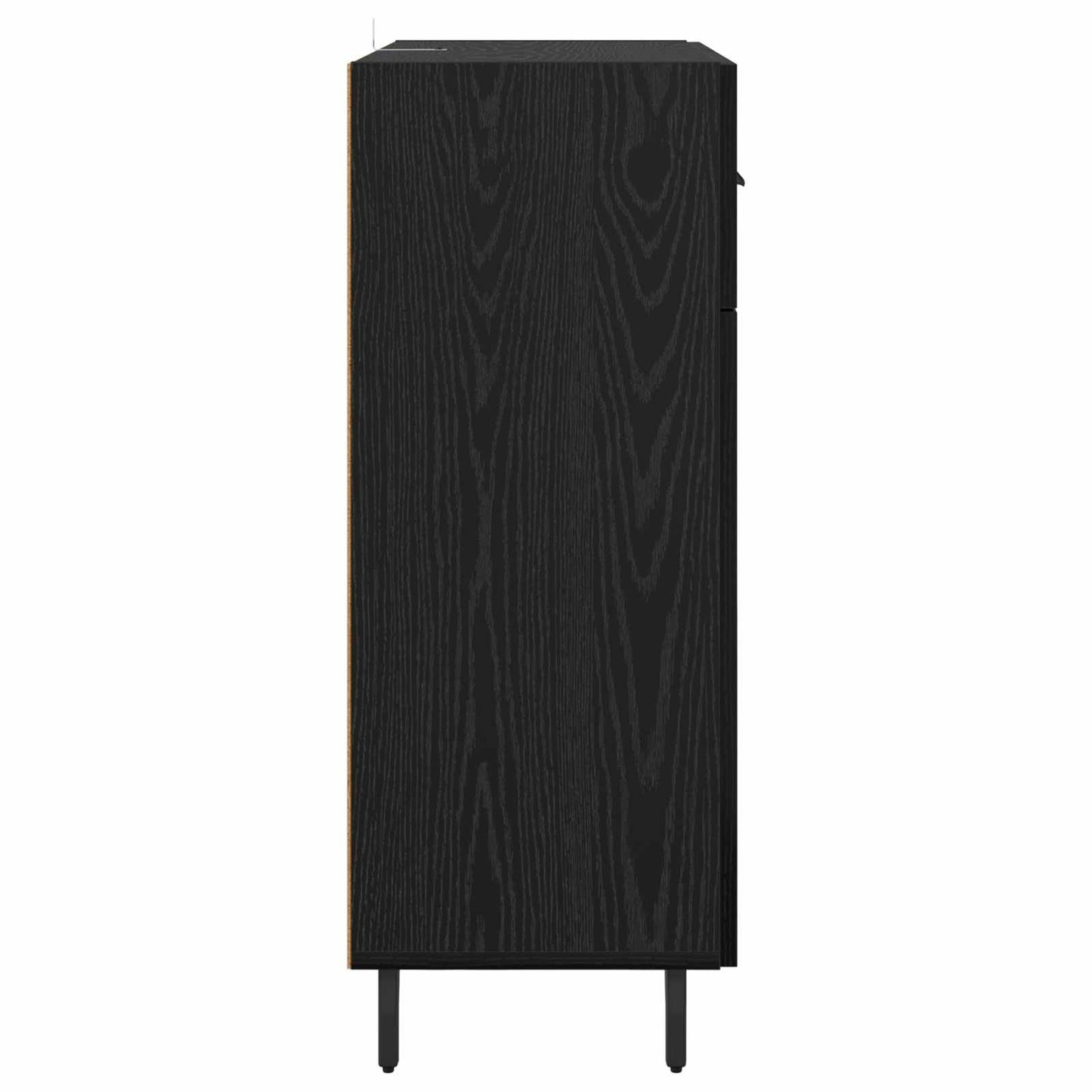 Servírovací Skříň Černý Dub 69,5 X 34 X 90 Cm Kompozitní Dřevo