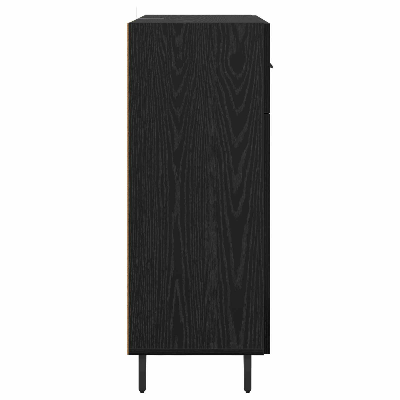 Servírovací Skříň Černý Dub 69,5 X 34 X 90 Cm Kompozitní Dřevo