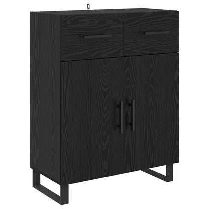 Servírovací Skříň Černý Dub 69,5 X 34 X 90 Cm Kompozitní Dřevo