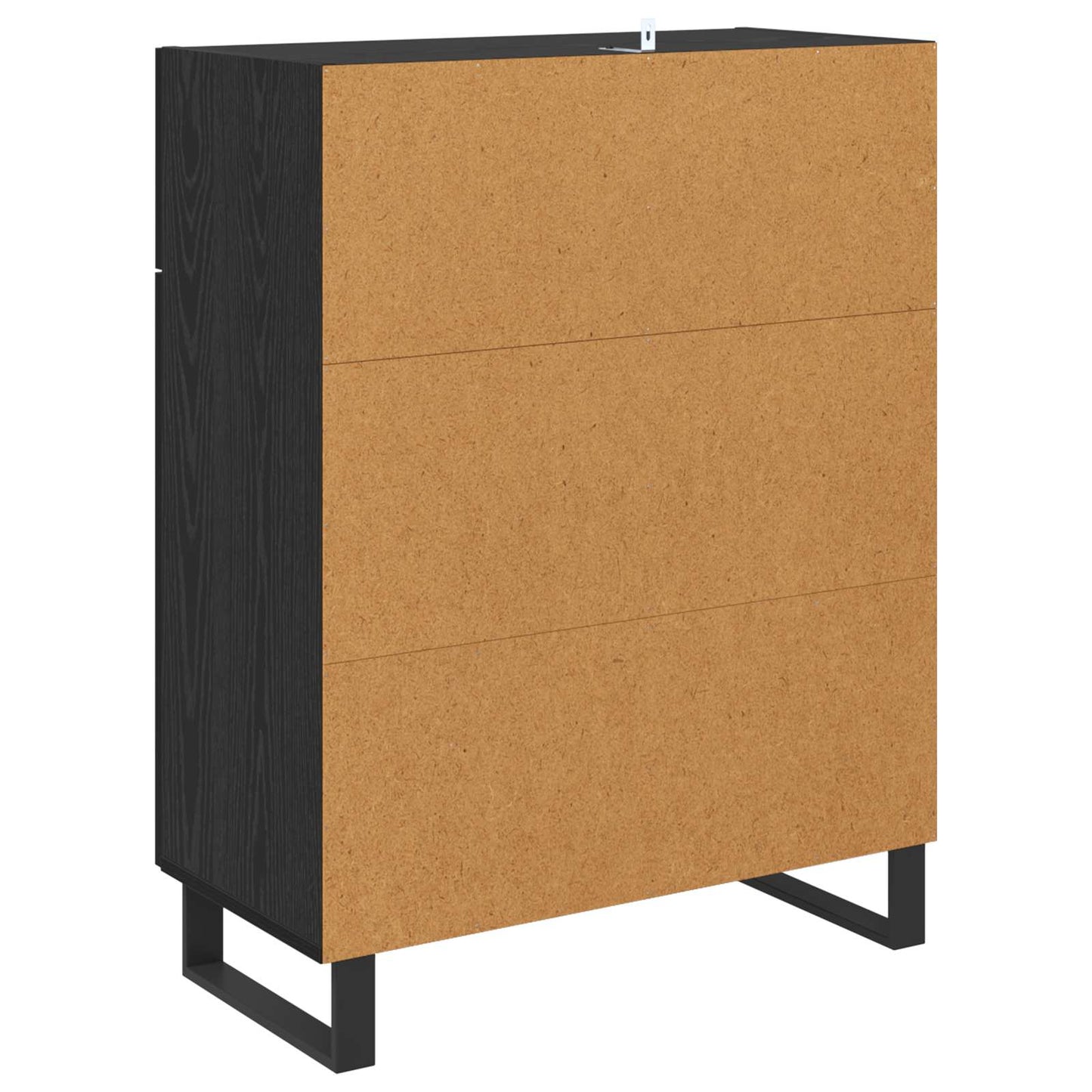 Servírovací Skříň Černý Dub 69,5 X 34 X 90 Cm Kompozitní Dřevo