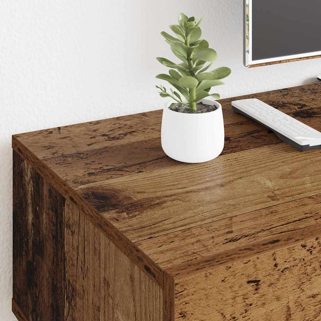 Televizní Skříň 150 X 36 X 30 Cm Staré Dřevo Kompozitní Dřevo