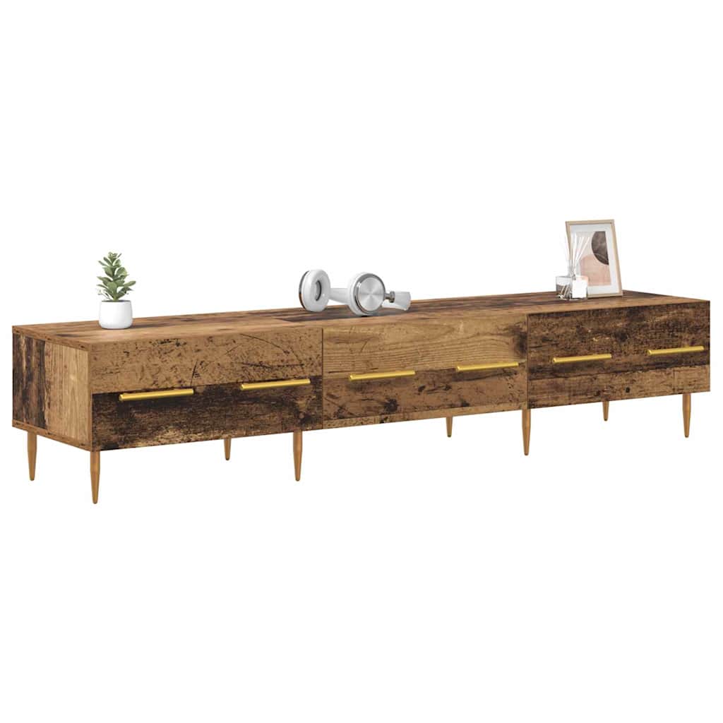 Televizní Skříň 150 X 36 X 30 Cm Staré Dřevo Kompozitní Dřevo