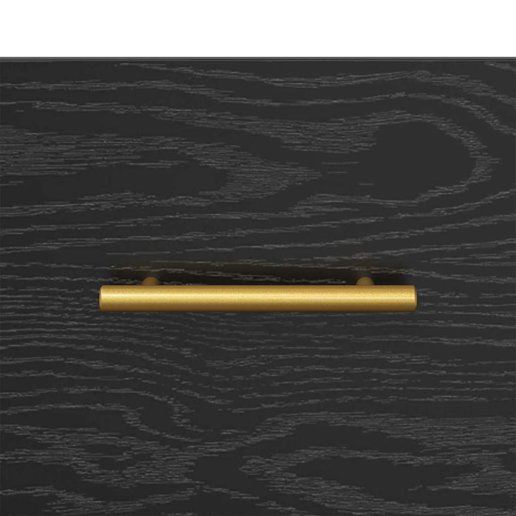 Televizní Skříň 150 X 36 X 30 Cm Černý Dub Kompozitní Dřevo