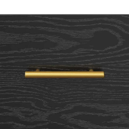 Televizní Skříň 150 X 36 X 30 Cm Černý Dub Kompozitní Dřevo