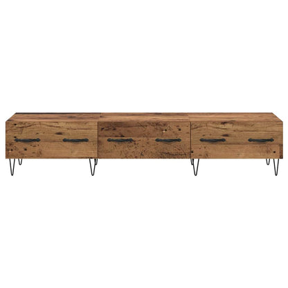 Televizní Skříň 150 X 36 X 30 Cm Staré Dřevo Kompozitní Dřevo