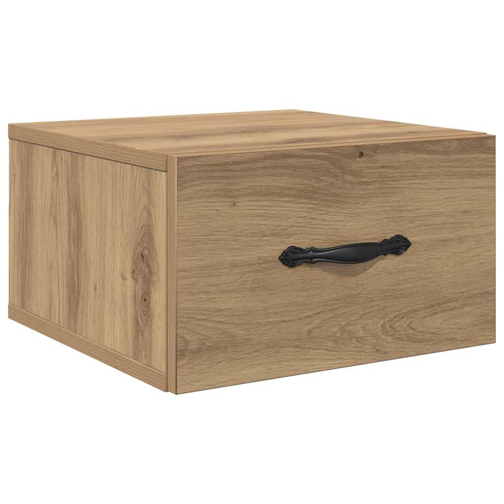 Noční Skříňka 2 Ks Dub Artisan 35 X 35 X 20 Cm Kompozitní Dřevo
