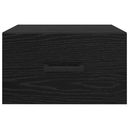 Noční Skříňka 2 Ks Černý Dub 35 X 35 X 20 Cm Kompozitní Dřevo
