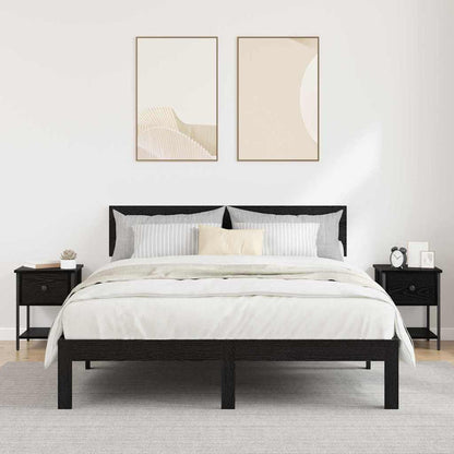 Noční Skříňka 2 Ks 35 X 35 X 20 Cm Kompozitní Dřevo Staré Dřevo