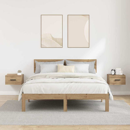 Noční Skříňka 2 Ks 35 X 35 X 20 Cm Kompozitní Dřevo