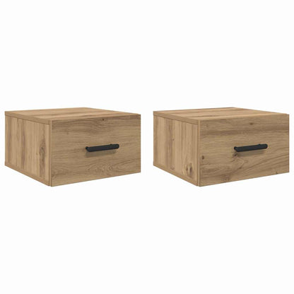 Noční Skříňka 2 Ks 35 X 35 X 20 Cm Kompozitní Dřevo