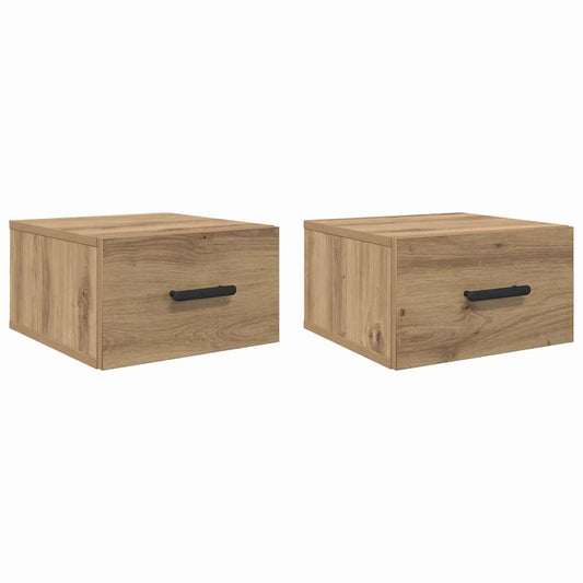 Noční Skříňka 2 Ks 35 X 35 X 20 Cm Kompozitní Dřevo