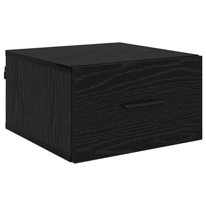 Noční Skříňka 2 Ks Černý Dub 35 X 35 X 20 Cm Kompozitní Dřevo