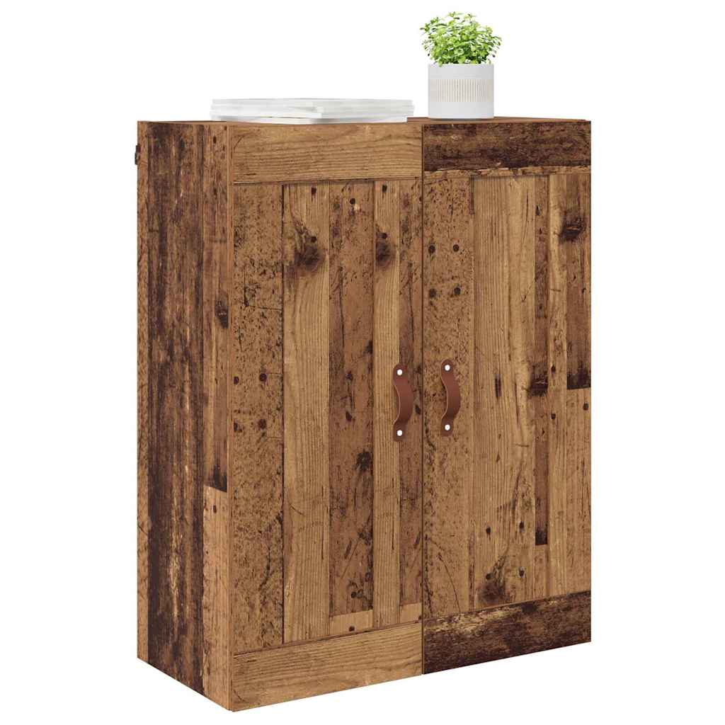 Nástěnná Skříňka Staré Dřevo 69,5 X 34 X 90 Cm Kompozitní Dřevo