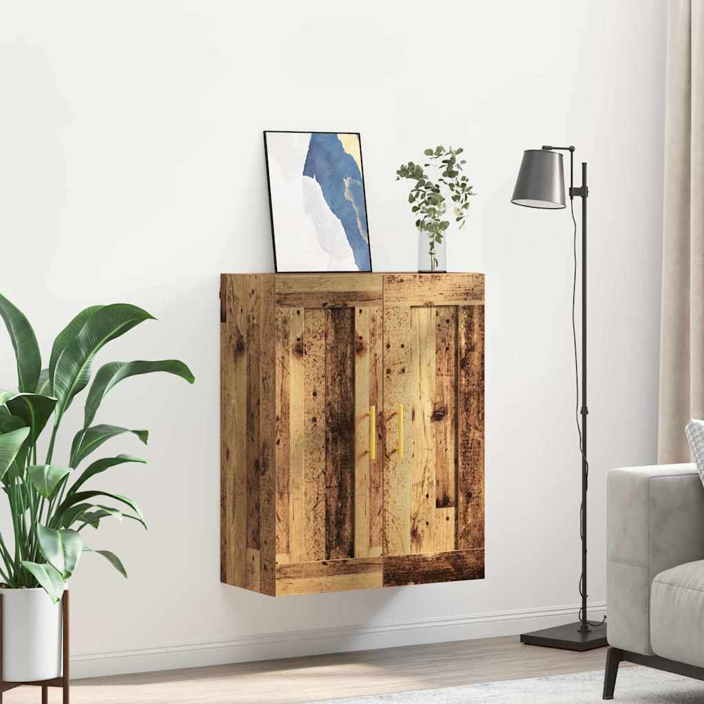 Nástěnná Skříňka Staré Dřevo 69,5 X 34 X 90 Cm Kompozitní Dřevo