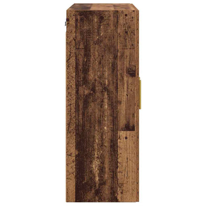 Nástěnná Skříňka Staré Dřevo 69,5 X 34 X 90 Cm Kompozitní Dřevo