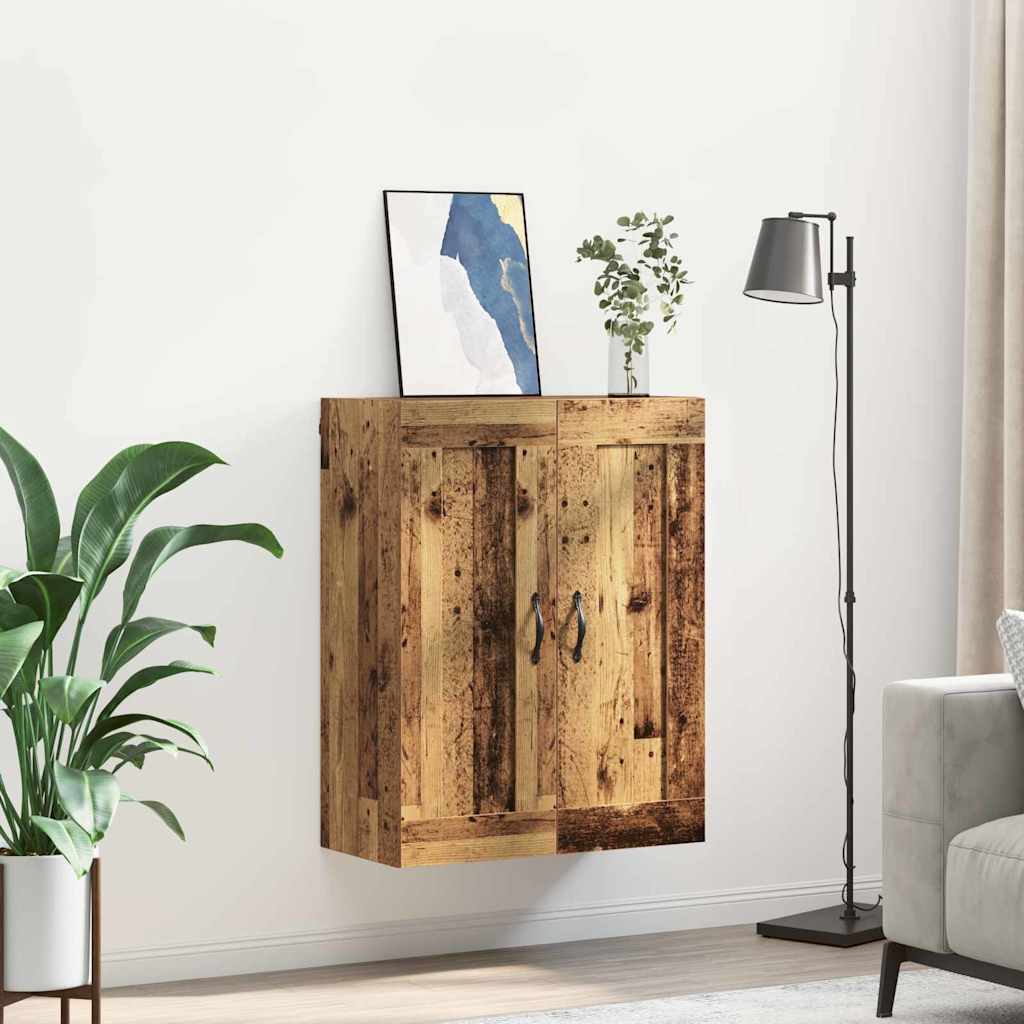 Nástěnná Skříňka Staré Dřevo 69,5 X 34 X 90 Cm Kompozitní Dřevo