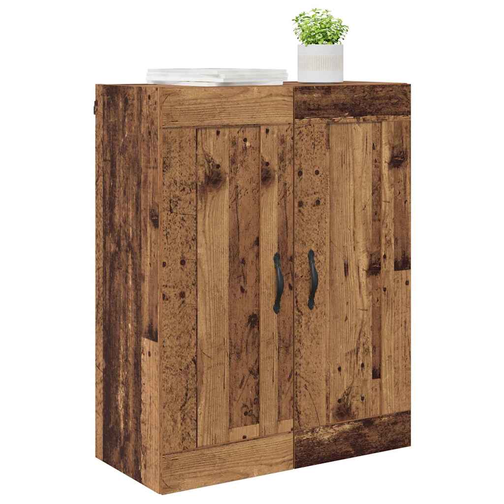 Nástěnná Skříňka Staré Dřevo 69,5 X 34 X 90 Cm Kompozitní Dřevo