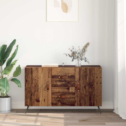 Servírovací Skříň Staré Dřevo 100 X 36 X 60 Cm Kompozitní Dřevo