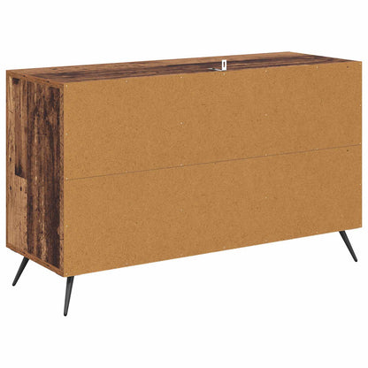 Servírovací Skříň Staré Dřevo 100 X 36 X 60 Cm Kompozitní Dřevo