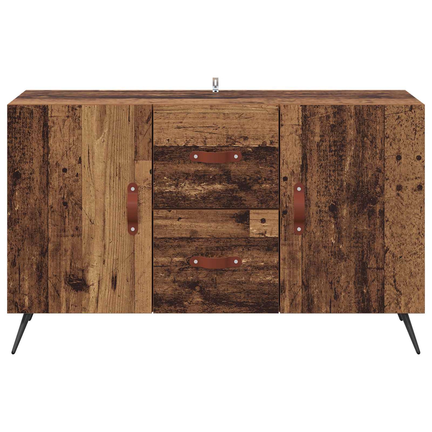 Servírovací Skříň Staré Dřevo 100 X 36 X 60 Cm Kompozitní Dřevo