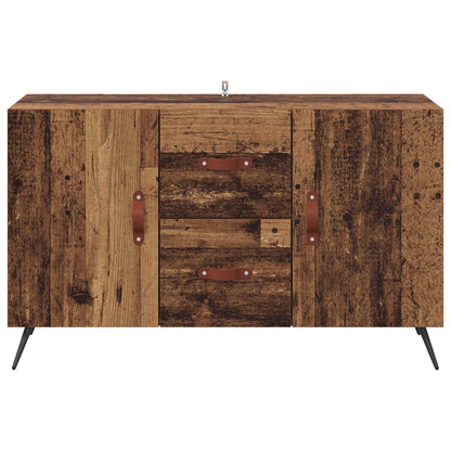 Servírovací Skříň Staré Dřevo 100 X 36 X 60 Cm Kompozitní Dřevo